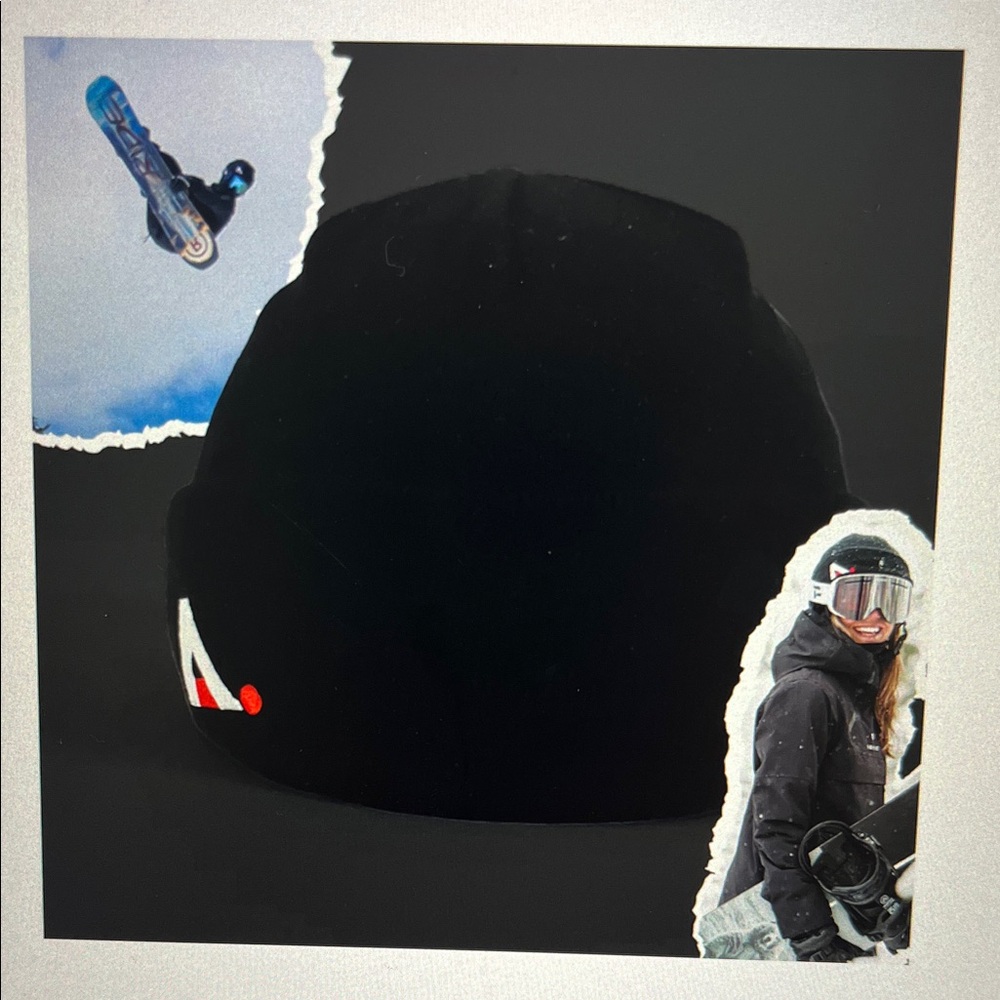 Anti Ordinary Helmet Beanie - Black - New